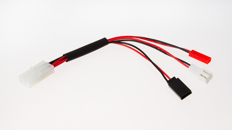R19005 Ladeadapter Tamiya ->Futaba/BEC/Micro