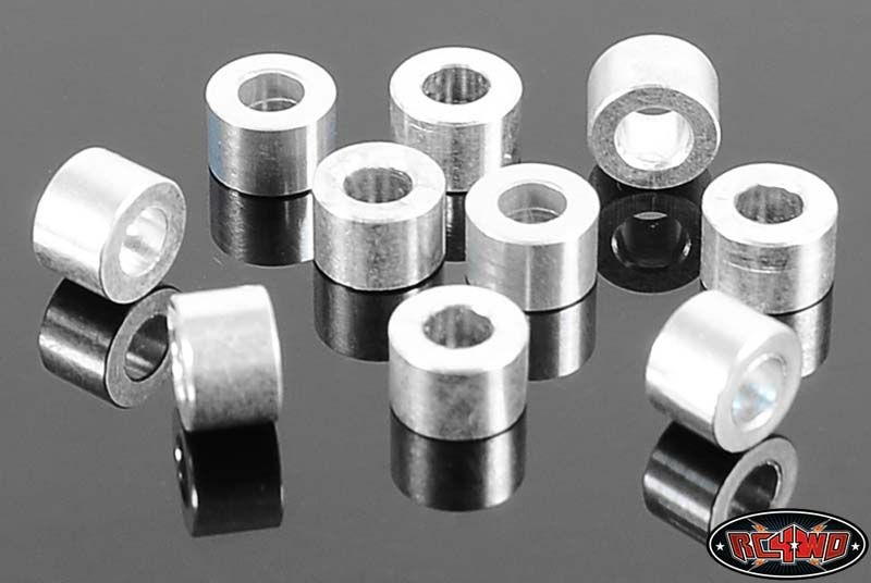 RC4WD 4mm Silver Spacer with M3 Hole (10) Z-S0983
