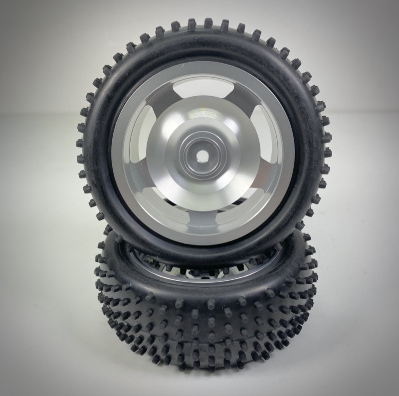 Absima Aluminium Buggy Räderset 4WD vorne 12mm Hex 1:10 (2 St.) 2500023