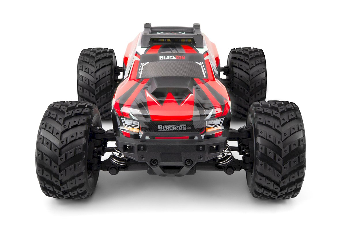 BLACKZON Spryte MT 1/20 4WD Elektro Monster Truck Rot 540302 - Abbildung 3