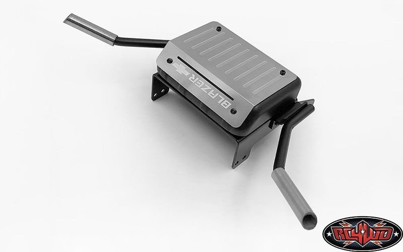 RC4WD Fuel Tank W/Dual Exhaust for Traxxas TRX-4 Chevy K5 Blazer VVV-C0776