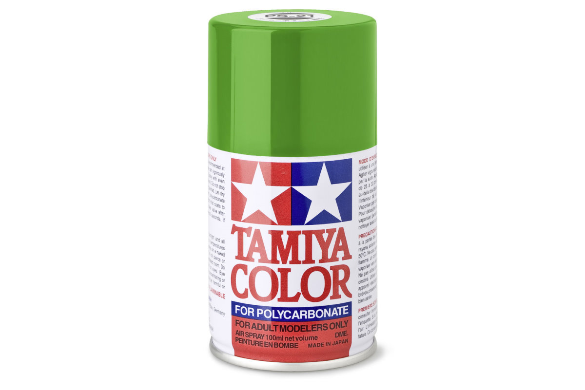 Tamiya Color Lexan Spray Farbe PS-21 Park Grün PS21 Green 100ml 300086021 - Abbildung 1