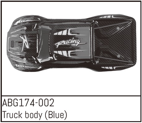 Absima Truck Body (BLUE) ABG174-002