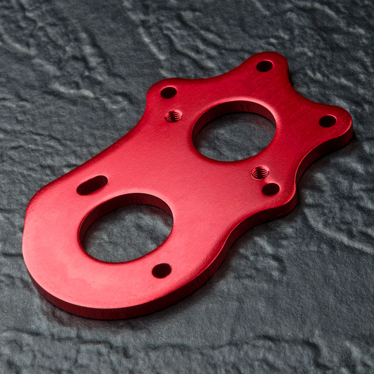 MST-Racing RMX Alum. spur gearbox motor mount (red) 310122R