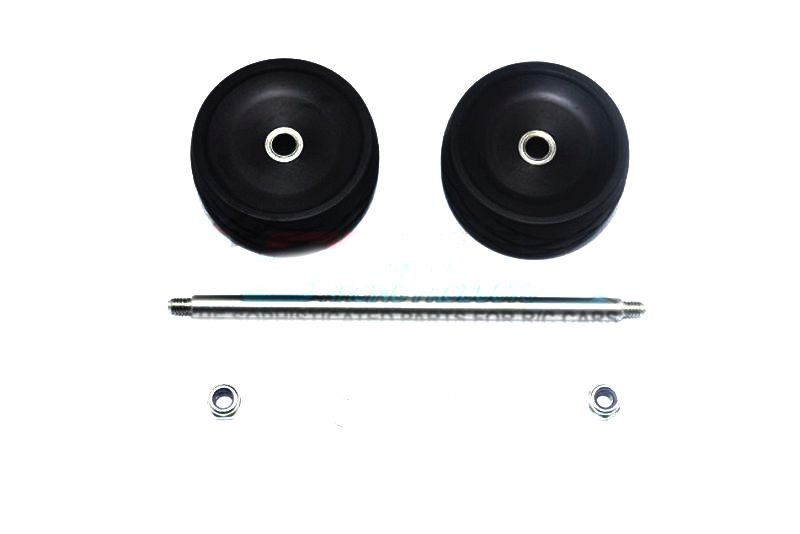 GPM Ersatzräder für Wheelie Bar schwarz ARRMA Outcast 6s MAO040/WBK