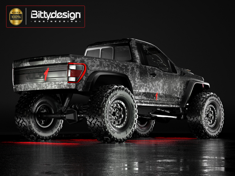 Bittydesign ROCK1 1/10 Clear Body for 313mm Wheelbase Crawler BDCR-RK1