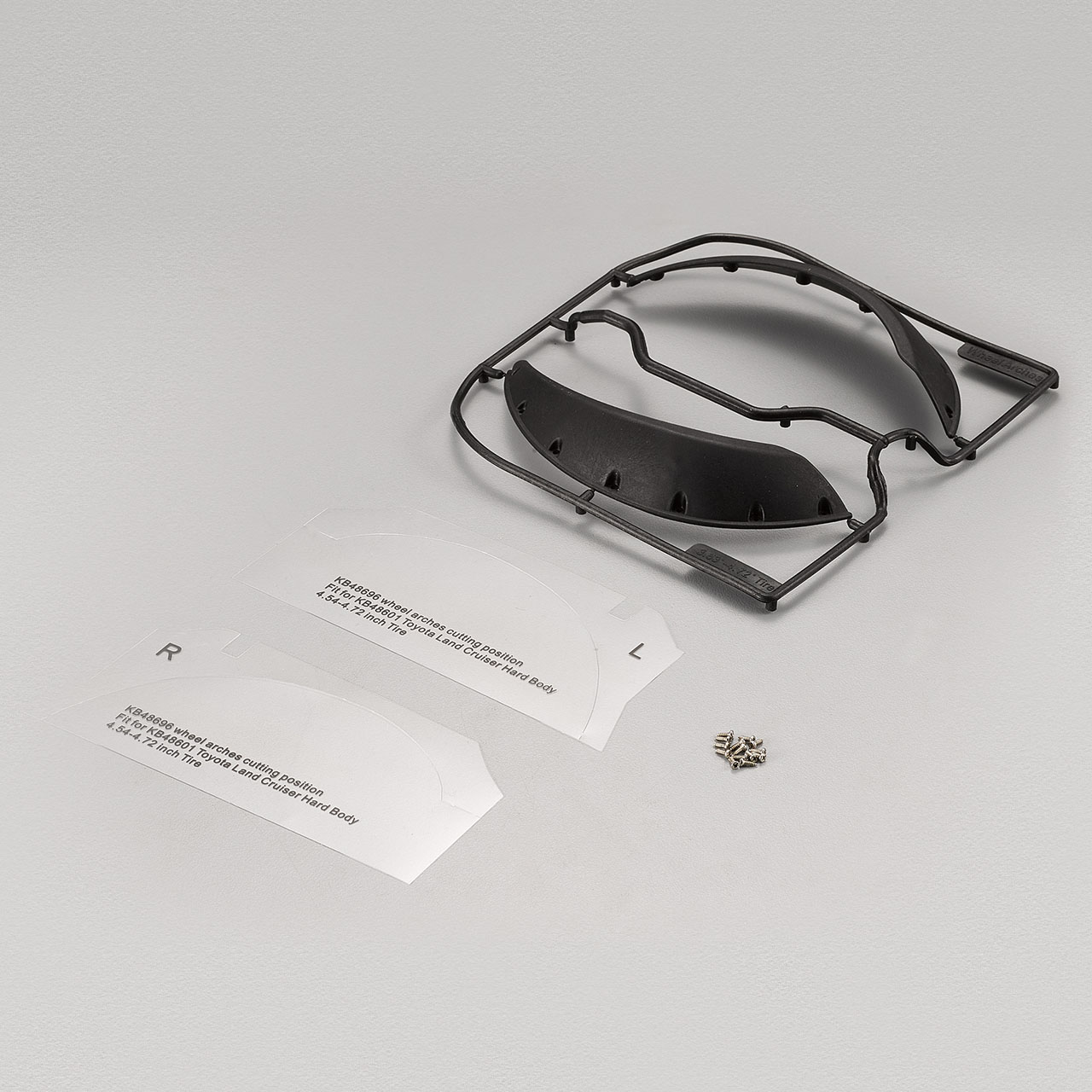 KB48696 Kotflügelverbreiterung vorne für Reifen  4.53"/4.72" LC70