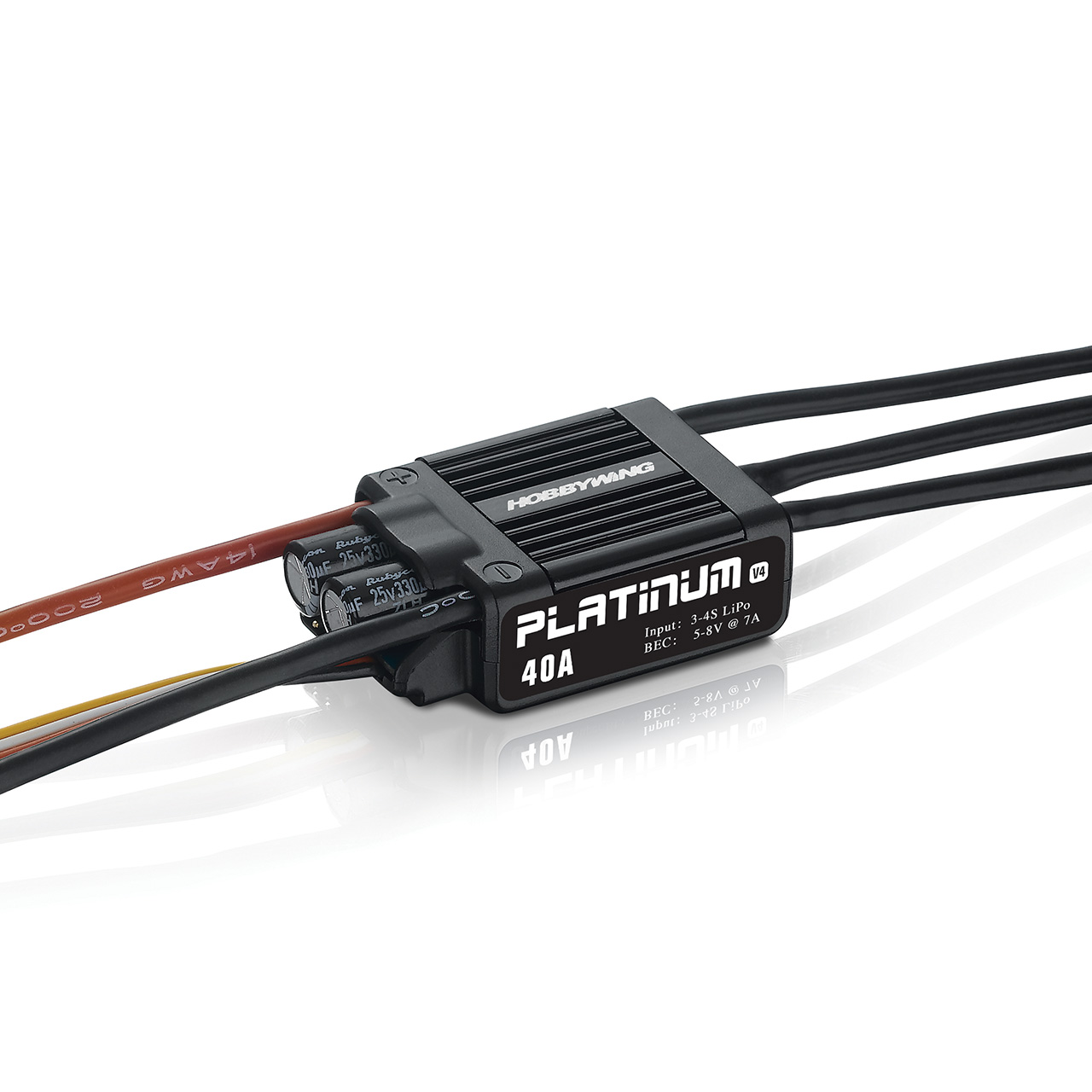 HW30215001 Platinum Pro 40A Regler V4 3-4s, 7A BEC