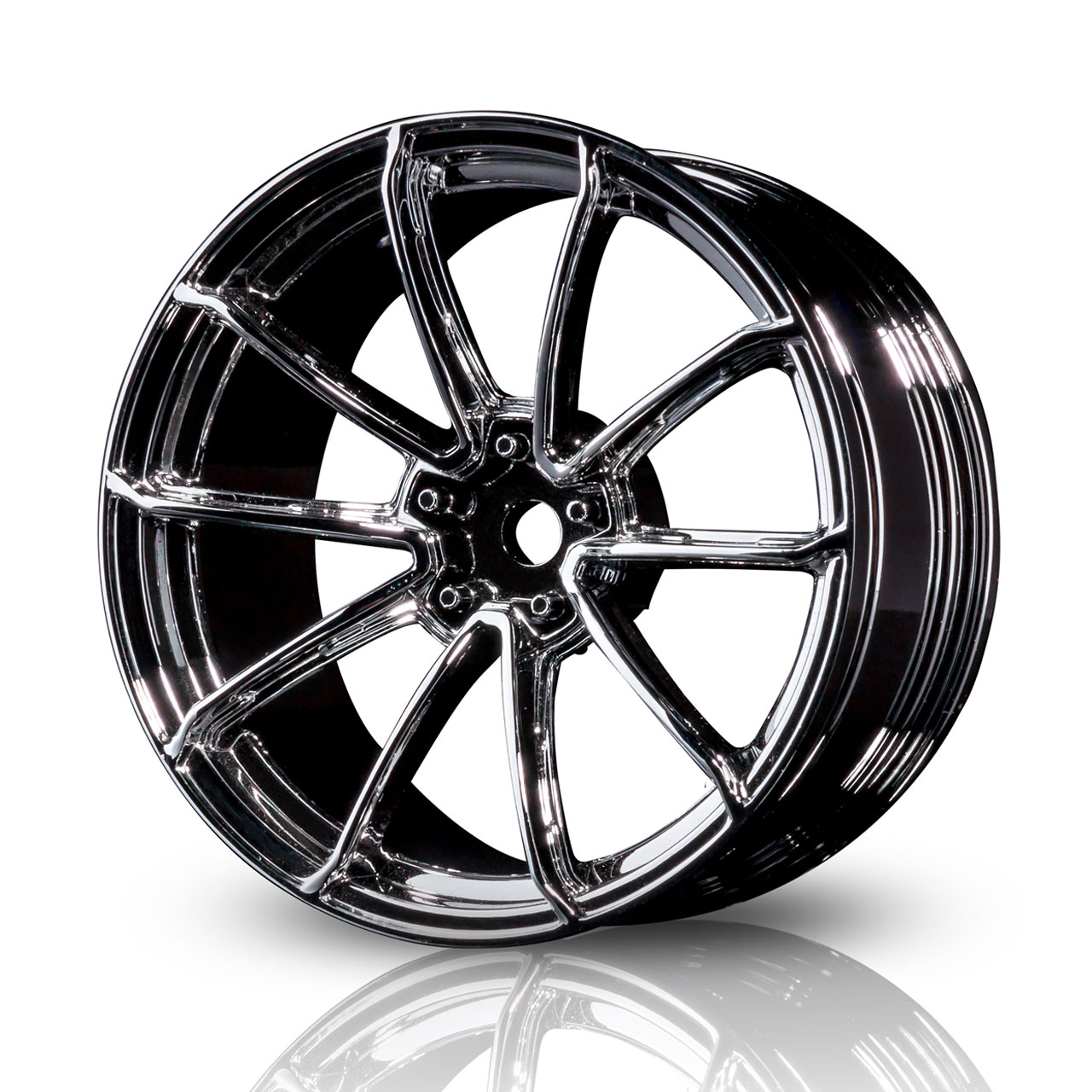 102076S Drift Felge GTR Silber (+5mm Offset) (4 Stück)