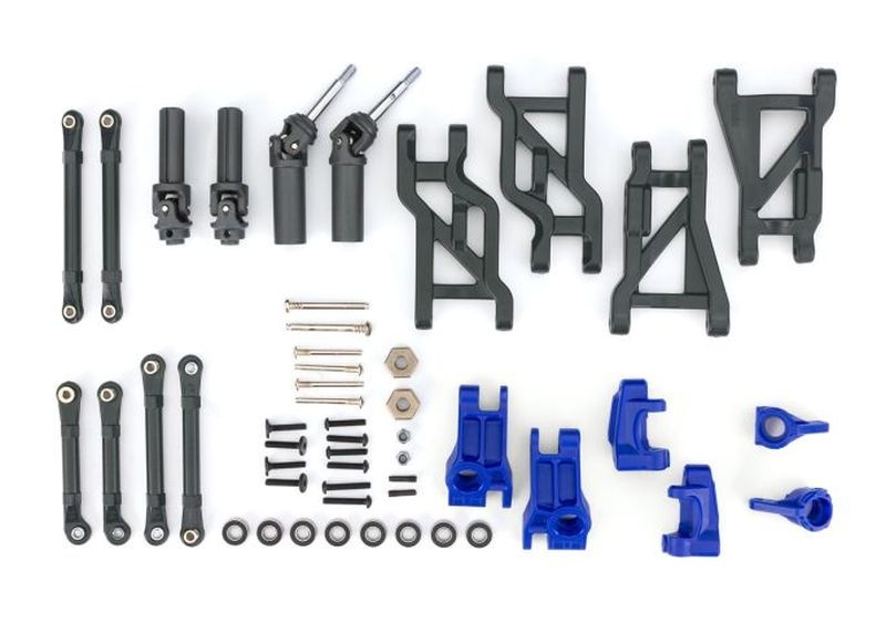 Traxxas Antriebswellen & Aufhängungs-Set HD blau 2WD Bandit, Drag Slash 9182-BLUE