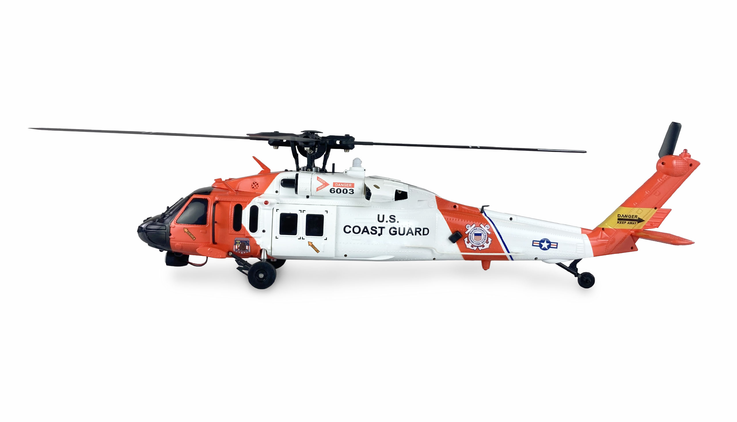 Amewi UH60 Black Hawk Coastguard Helikopter 6G/3D GPS RTF 25337