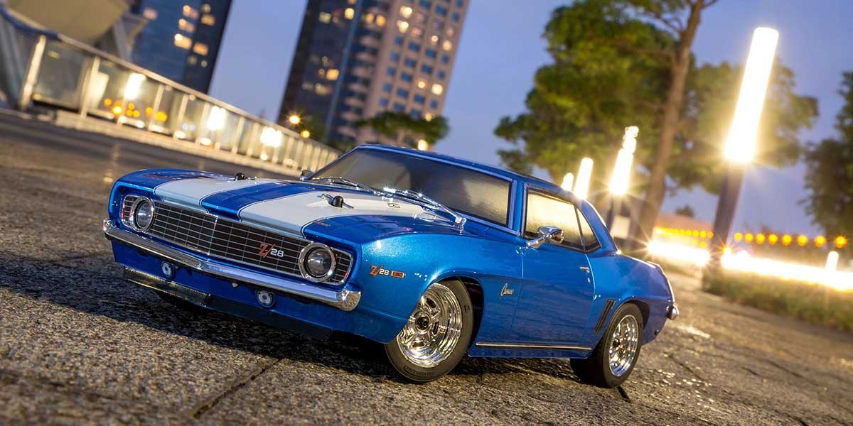 Kyosho FAZER MK2 Chevy Camaro Z28 1969 1:10 Le Mans Blue ReadySet 34418T1C - Abbildung 9