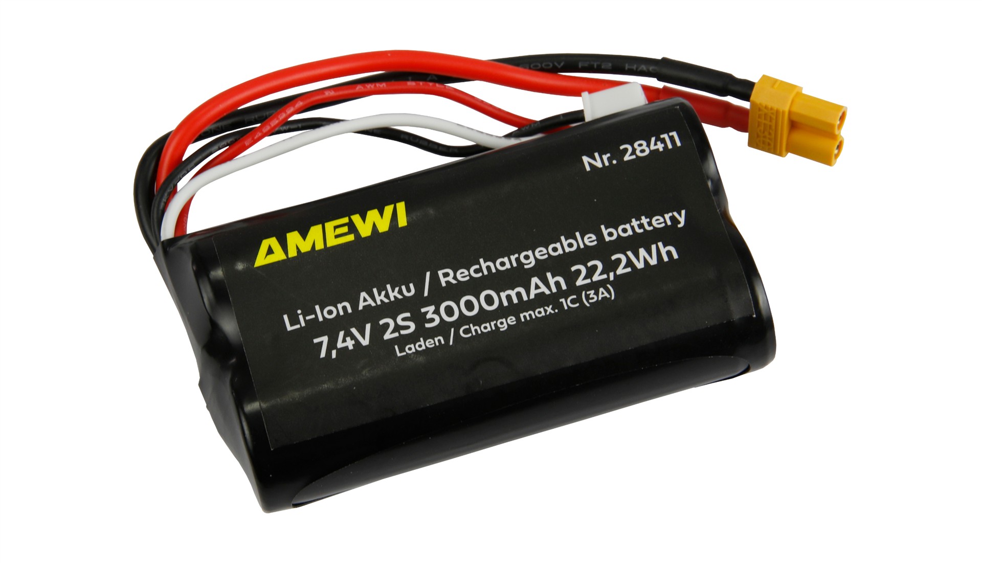 Amewi Li-Ion Akku 2S 7,4V 3000mAh XT30 28411