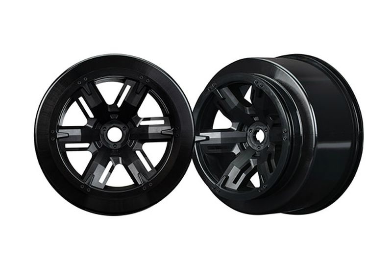 Traxxas Felgen, XMAXX, schwarz (links + rechts) 7771 - Abbildung 1