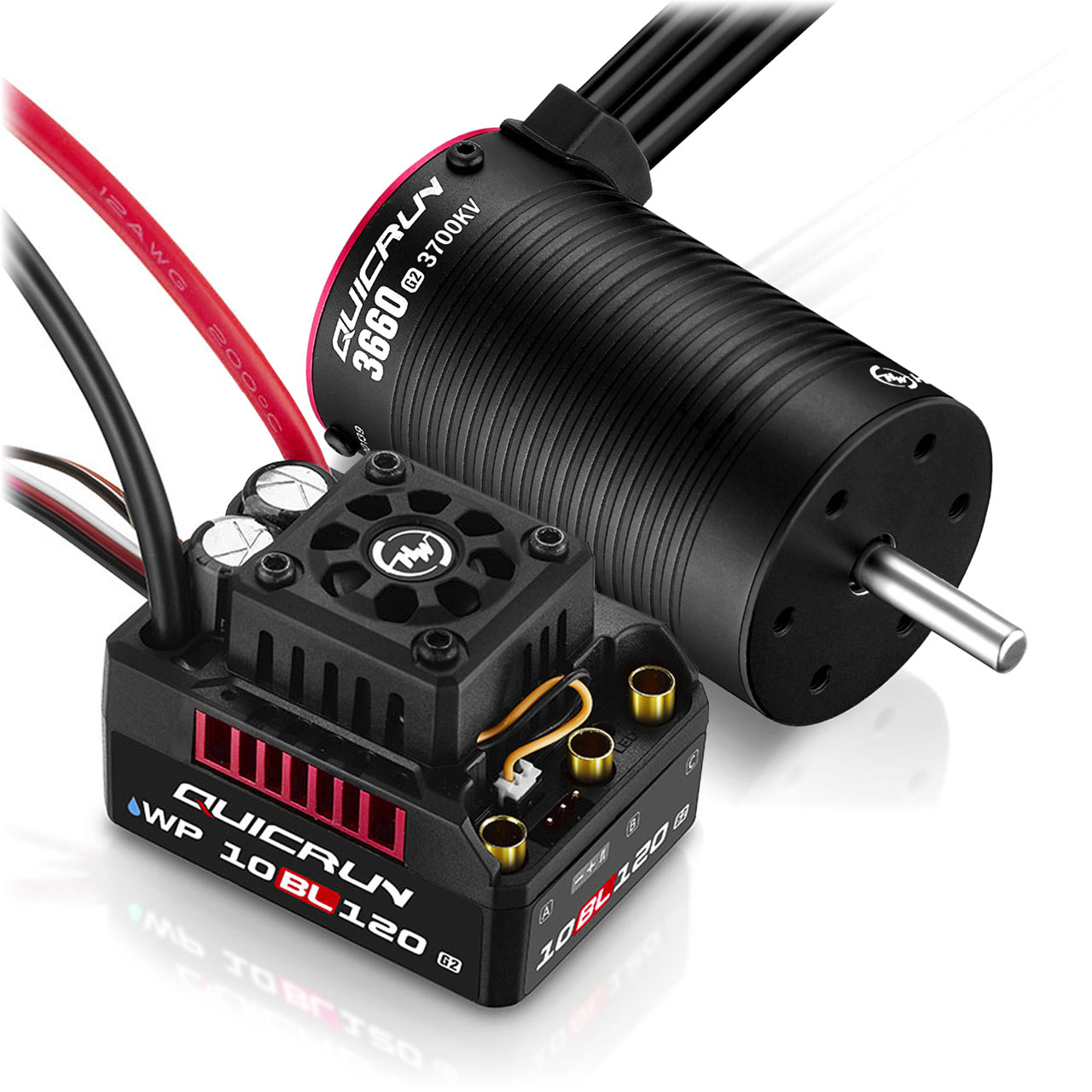 Hobbywing Combo WP10BL120G2 mit 3660SL-3700KV-G2 38030211