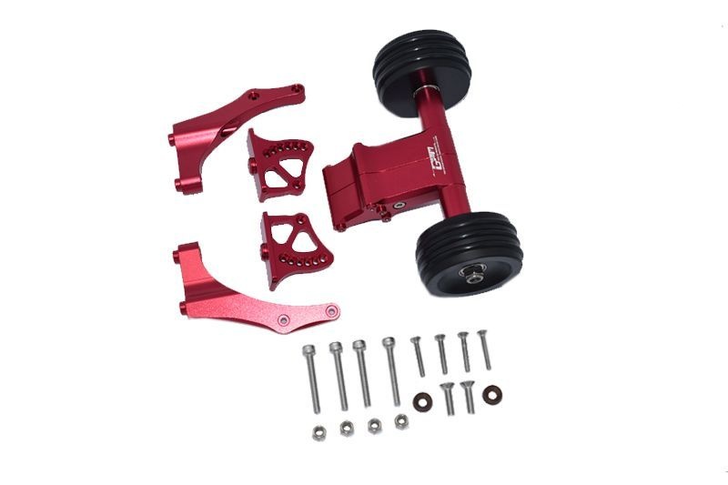 GPM Alu Wheelie Bar mit Spoilerbefestigung rot ARRMA Kraton, Outcast 8s MAKX040RR