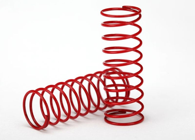 Traxxas Dämpferfeder rot (0.314) (2) 7666 - Abbildung 1