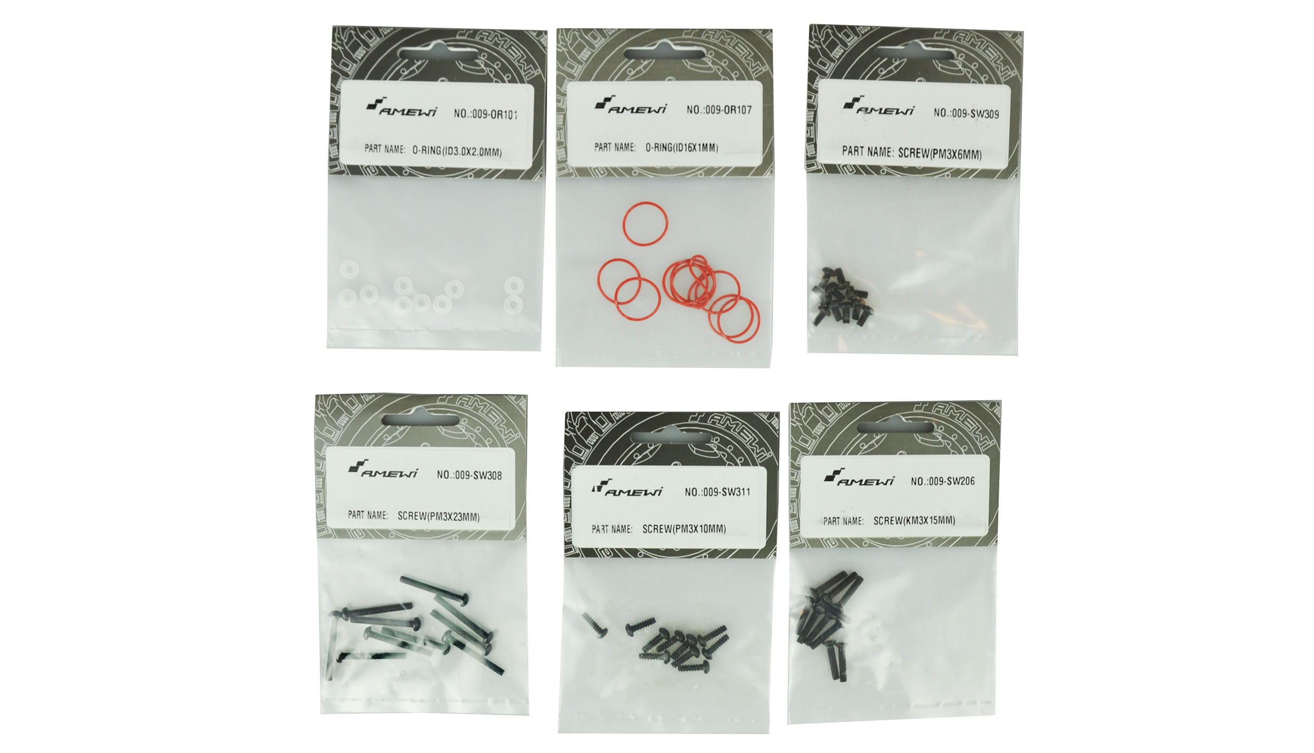 Amewi Screw & PIN & O-RING Set AM10T ET9999 ET9999