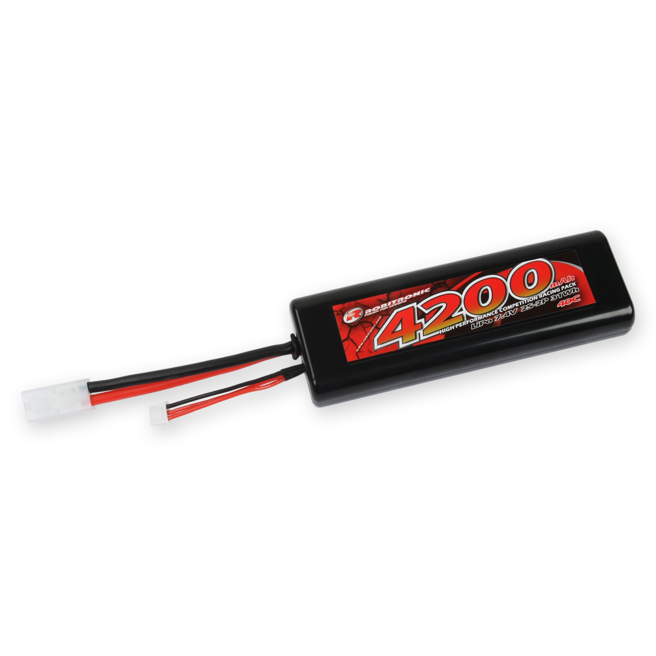 Robitronic LiPo Akku 4200mAh 2S 40C Tamiya Stick Pack R05231 - Abbildung 1