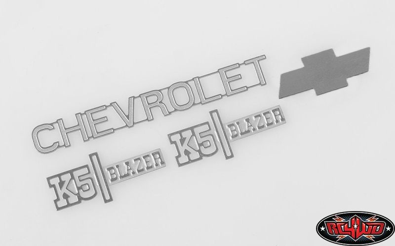 RC4WD Chevrolet Blazer Metal Emblem Set Z-S1560