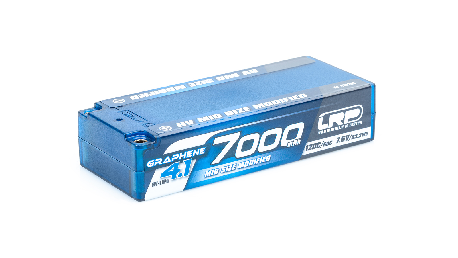 LRP HV Mid Size Modified GRAPHENE-4.1 7000mAh Hardcase Akku 7.6V LiPo 120C / 60C