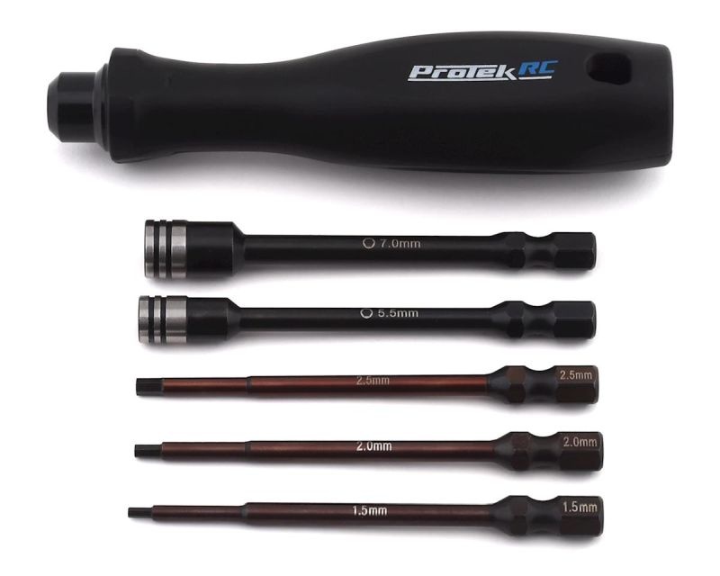 ProTek RC TruTorque 5-Piece 1/4 Drive Hex & Nut Driver Set