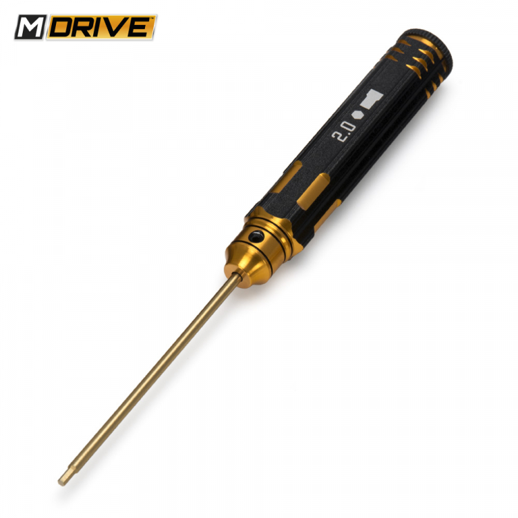 M-DRIVE Pro TiN Innensechskant Schlüssel 2.0mm MD21020