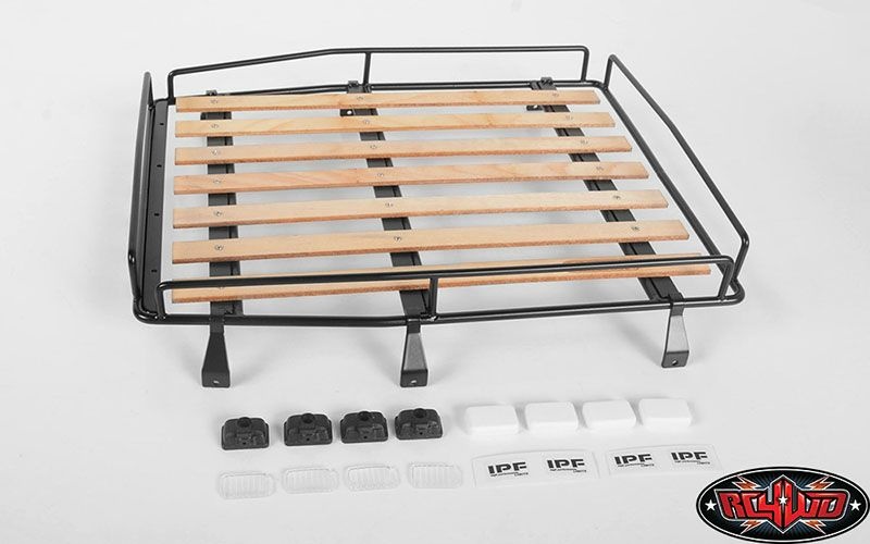 Wood Roof Rack w/Lights for RC4WD Cruiser Body VVV-C0437