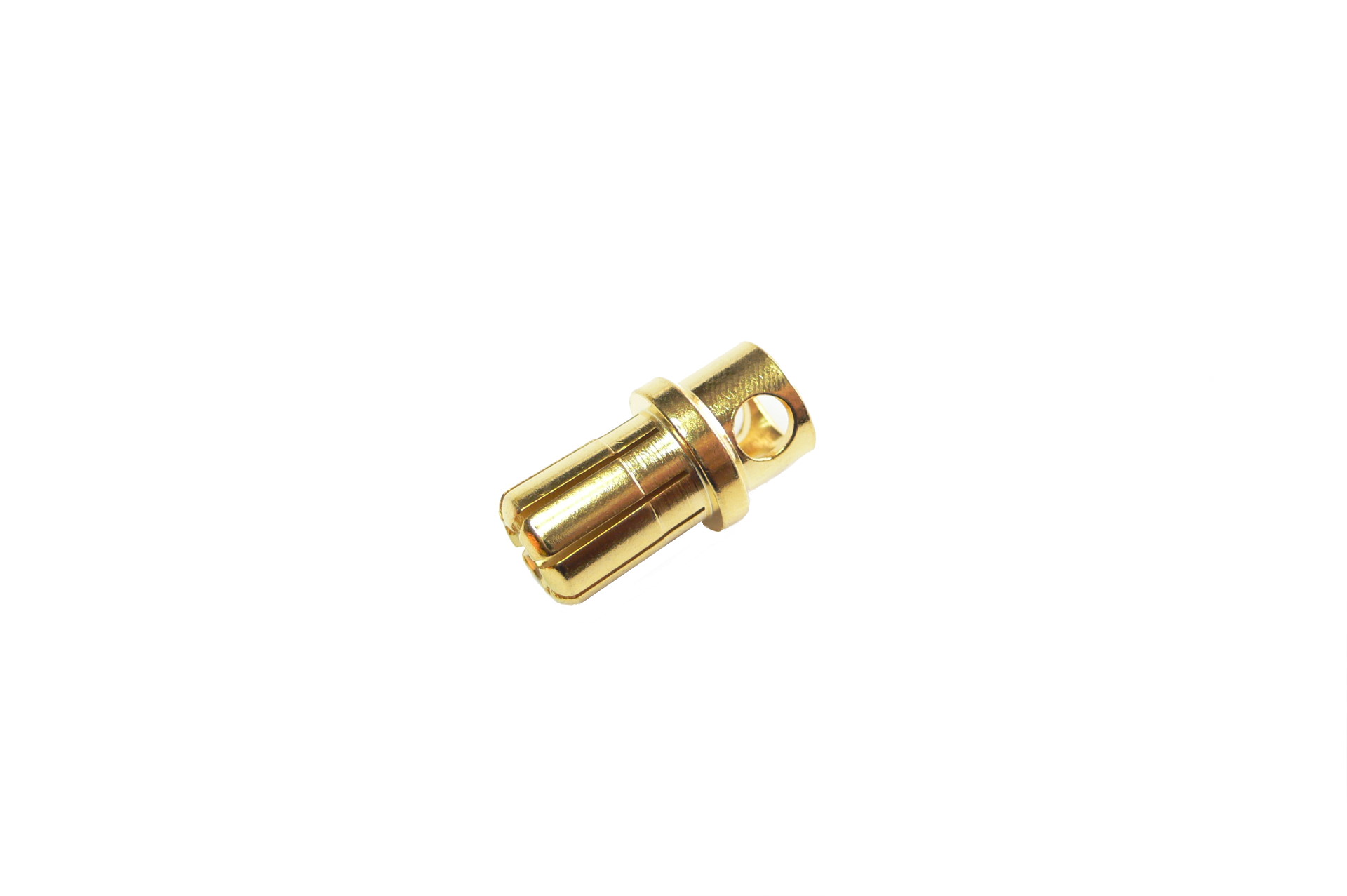 8mm Goldkontakt Stecker Goldstecker Goldverbinder male männchen lose