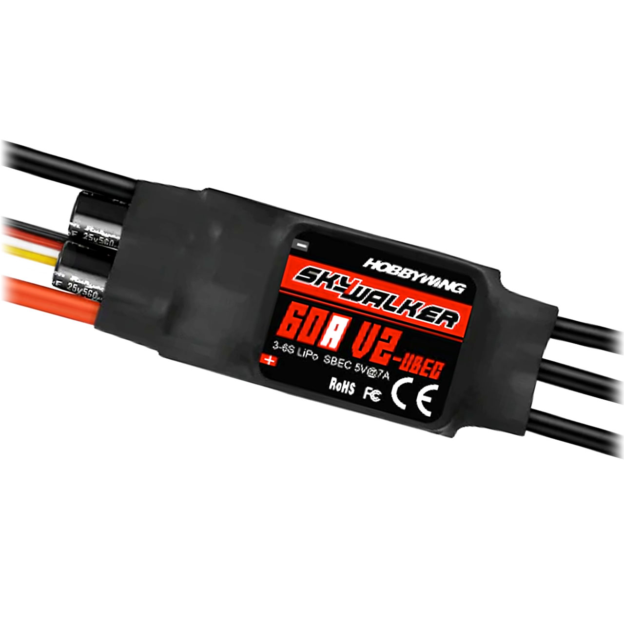 Hobbywing Skywalker V2 60A 3-6s, 7A BEC 30216101