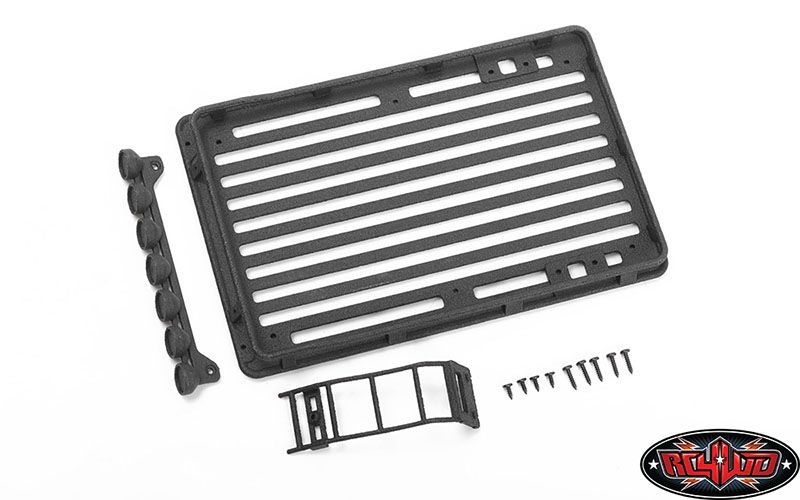 RC4WD Micro Series Roof Rack w/ Light Set and Ladder VVV-C1044