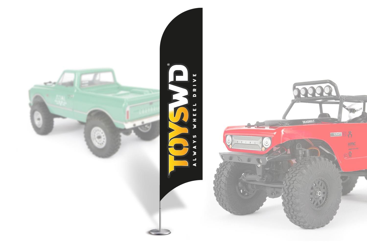 ToysWD Crawler Park: Flag ToysWD 1/24 (2 pieces) TWD240013 - Abbildung 1