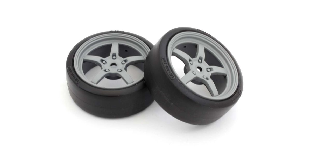 Kyosho Verklebte Reifen Drift FZ02 5-Spoke Racing 1:10 Fazer 2.0 (2) FATH705GYD