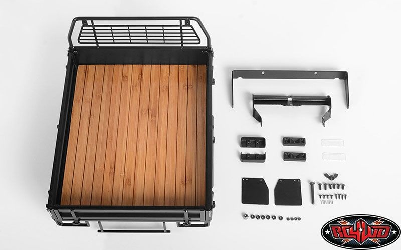 Kober Rear Bed w/Tire Holder & Mud Flaps for RC4WD TF2 VVV-C0462
