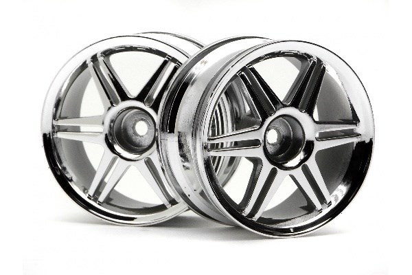 HPI 12-Speichen Corsa Felge 26mm Chrom (3mm Offset) 3802 - Abbildung 1