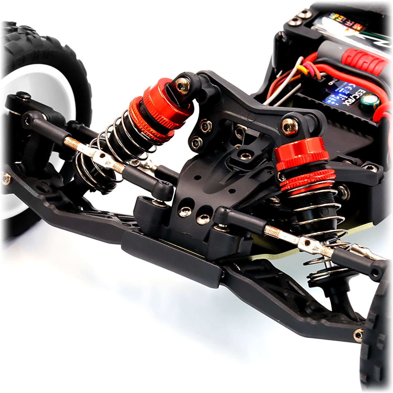 LC Racing BHC-1 2WD Brushed Mini Buggy 1/14 (Schwarz) RTR LC1005
