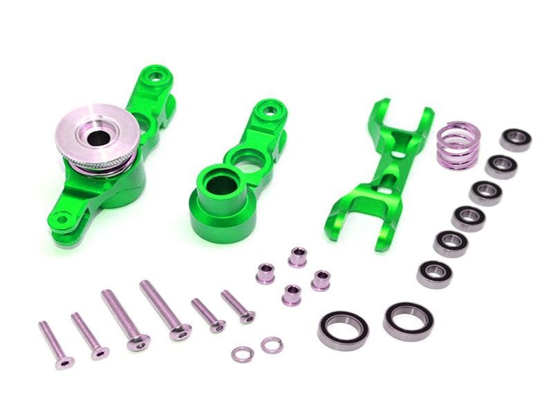 GPM Aluminium Lenk-Set grün Traxxas X-MAXX TXM048NG