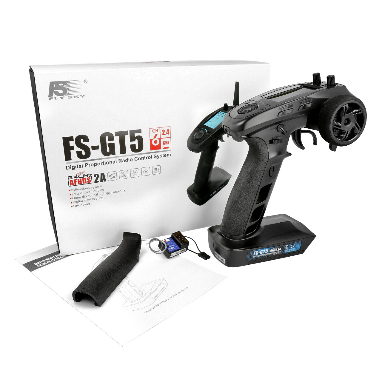 Flysky FS-GT5 Sender 6 Kanal mit 1 Empfänger FS054