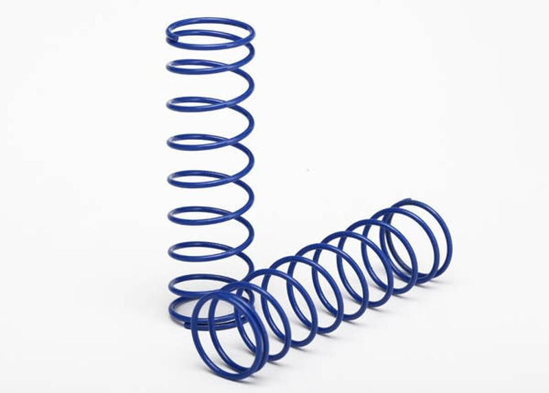 Traxxas SPRINGS, BLUE (FRONT) (2) 3758T