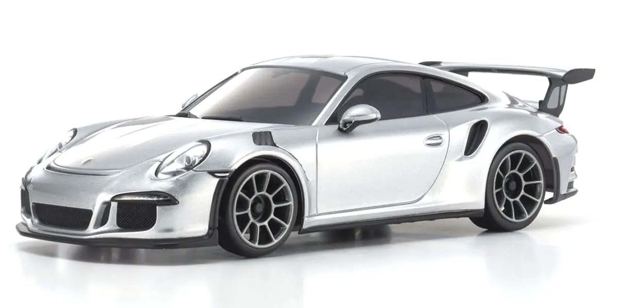 Kyosho Autoscale Mini-Z Porsche 911 GT3 RS Silver (N-RM) MZP159S - Abbildung 1