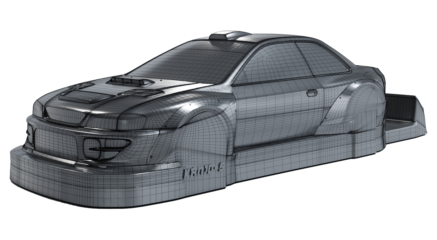 Bittydesign KANJO-S 1/28 Mini-Z Clear Body BDMZ-KJS