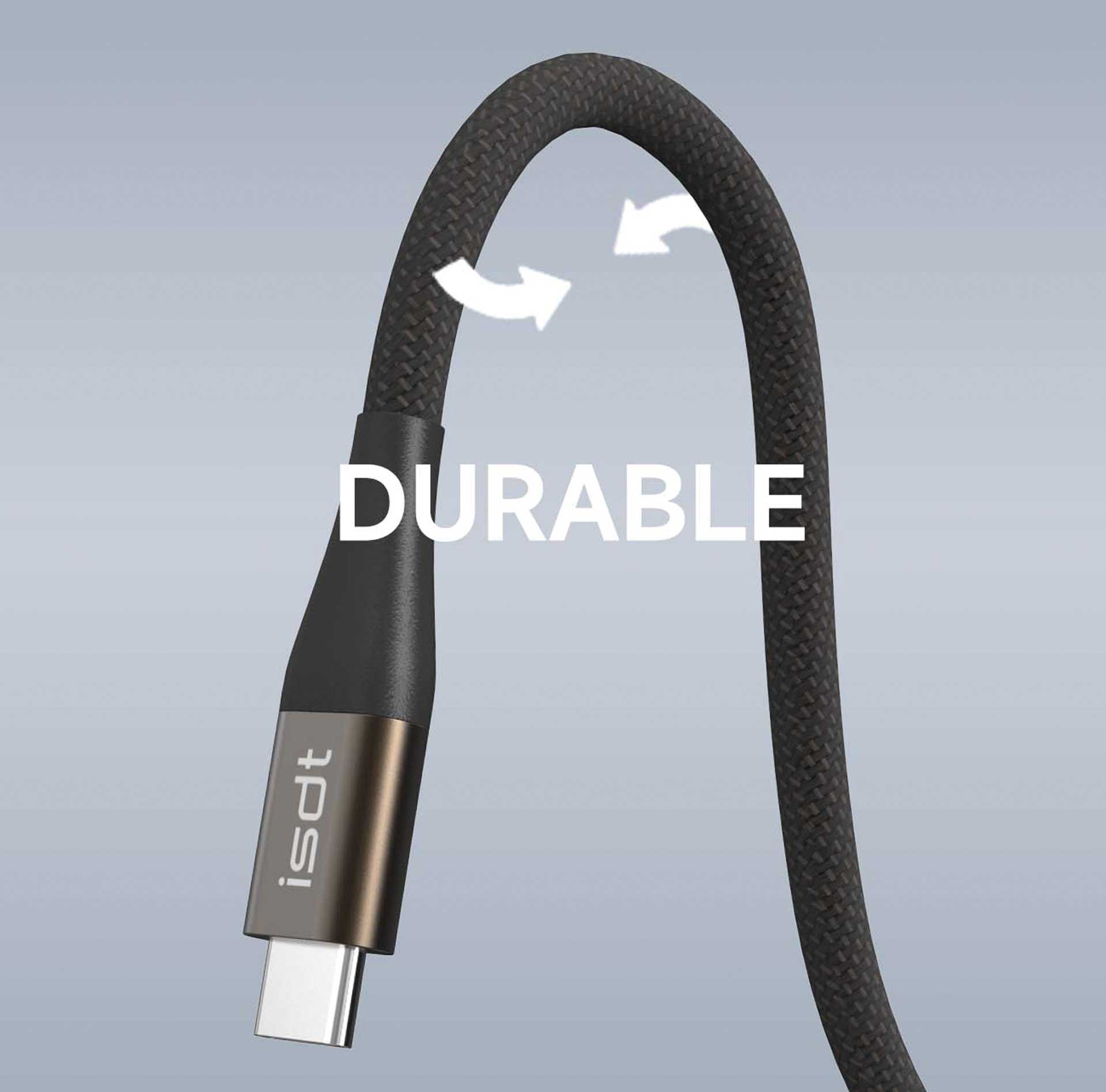 ISDT USB-C Schnell-Ladekabel 240W 2m USB-C zu USB-C USB-C-2m