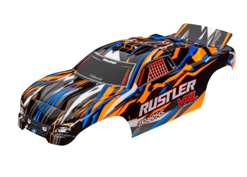 Traxxas Karo Rustler VXL orange, kpl. lackiert 3726T