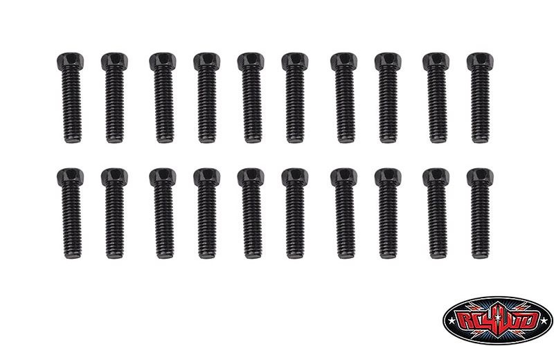 RC4WD Sechskantschrauben M3x12mm schwarz Z-S0131
