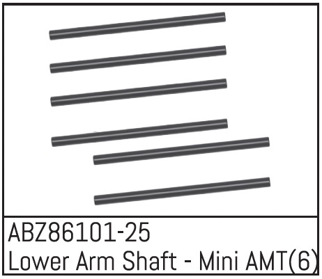 Absima Lower Arm Shaft - Mini AMT (6) Z86101-25