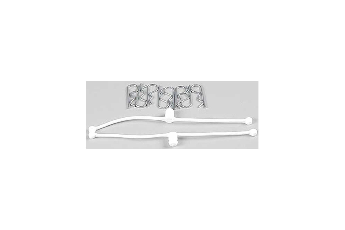 DU-BRO Karosserieklammer Halter weiß 2St. Body Clip Retainer 2246 - Abbildung 1