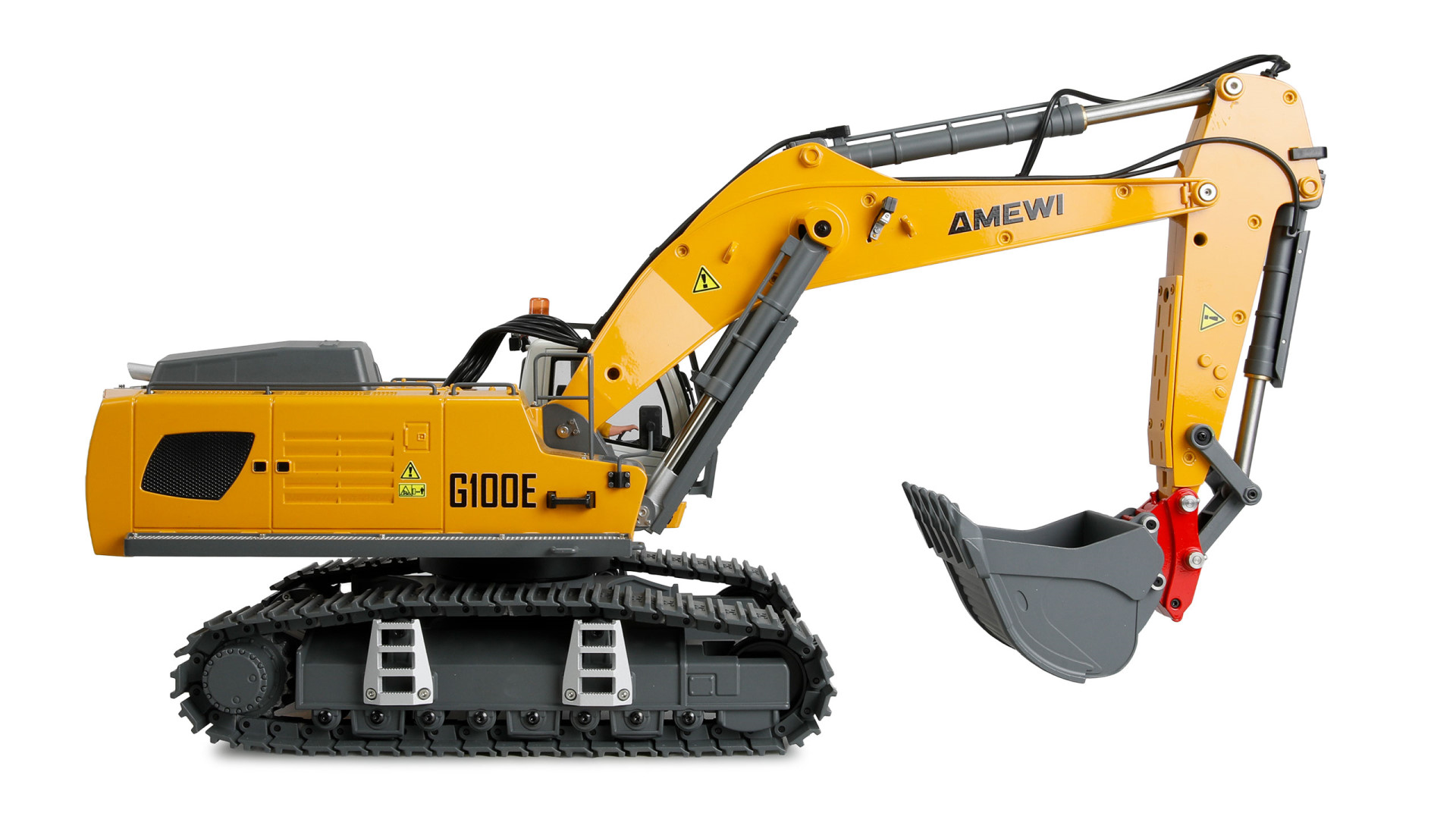Amewi G100E Vollmetall Bagger 1:18 RTR Gelb 22749 - Abbildung 3