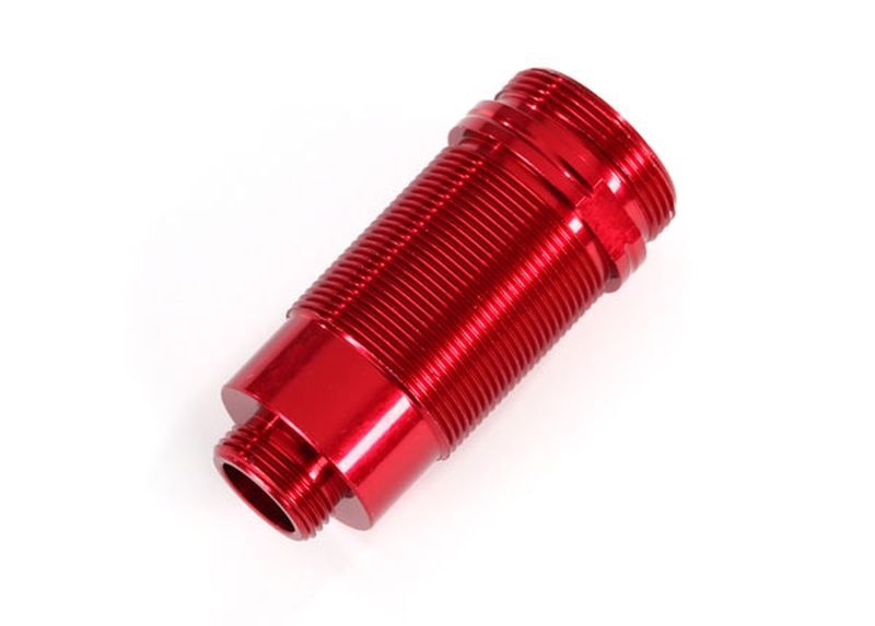 Traxxas Dämpfergehäuse GTR lang Alu rot PTFE-coated (1) 7466R