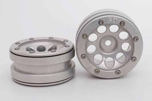 Metsafil Beadlock Wheels PT- Ecohole Silber/Silber 1.9 (2 St.)  MT0050SS