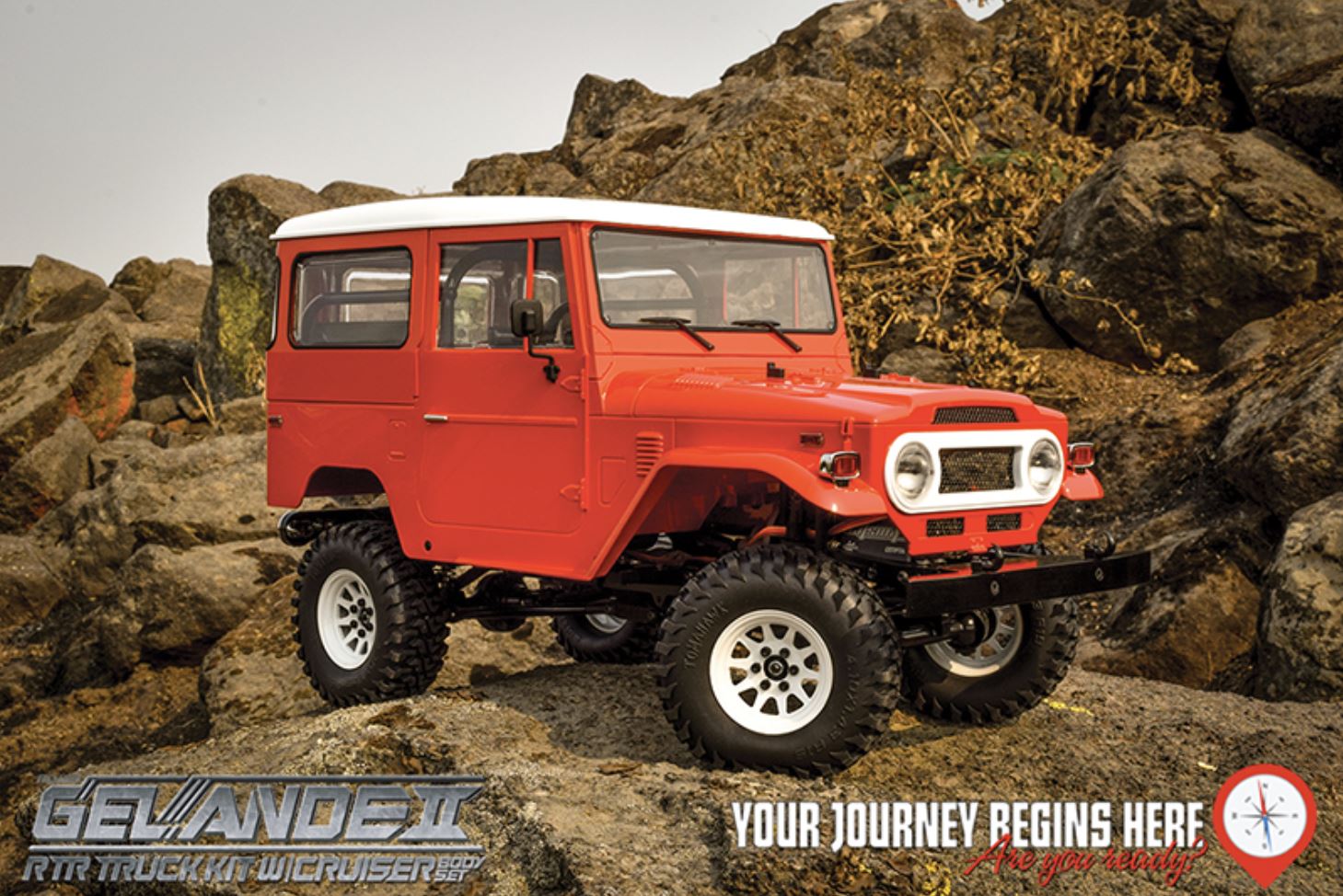 RC4WD Gelande II RTR mit Truck Cruiser Karosserie Z-RTR0047